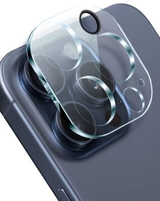 Osłona ze szkła hartowanego 9H na cały aparat, kamerę do iPhone 15 Pro, przeźroczyste