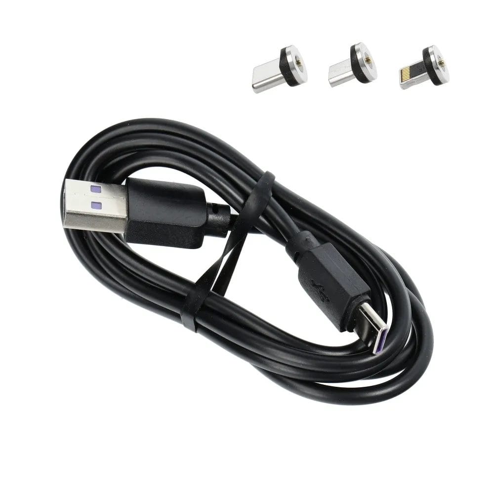 Uchwyt ładujący bezprzewodowo, automatyczny do kratki i na szybę, adaptery magnetyczne do ładowania przewodowego, czarny - obrazek 5