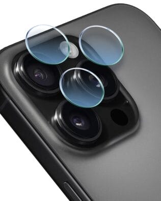 Osłona hybrydowa na aparat, kamerę do iPhone 16 Pro Max, przeźroczysta