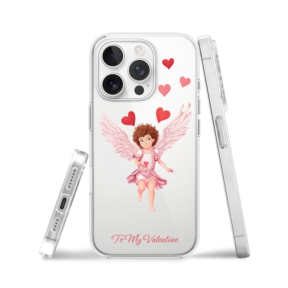 Etui do iPhone 14 Pro przeźroczyste, silikonowe Flexi, kupidyn - obrazek 3