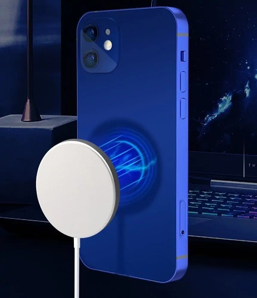 Ładowarka magnetyczna do technologii MagSafe, Qi 15W, biała - obrazek 6