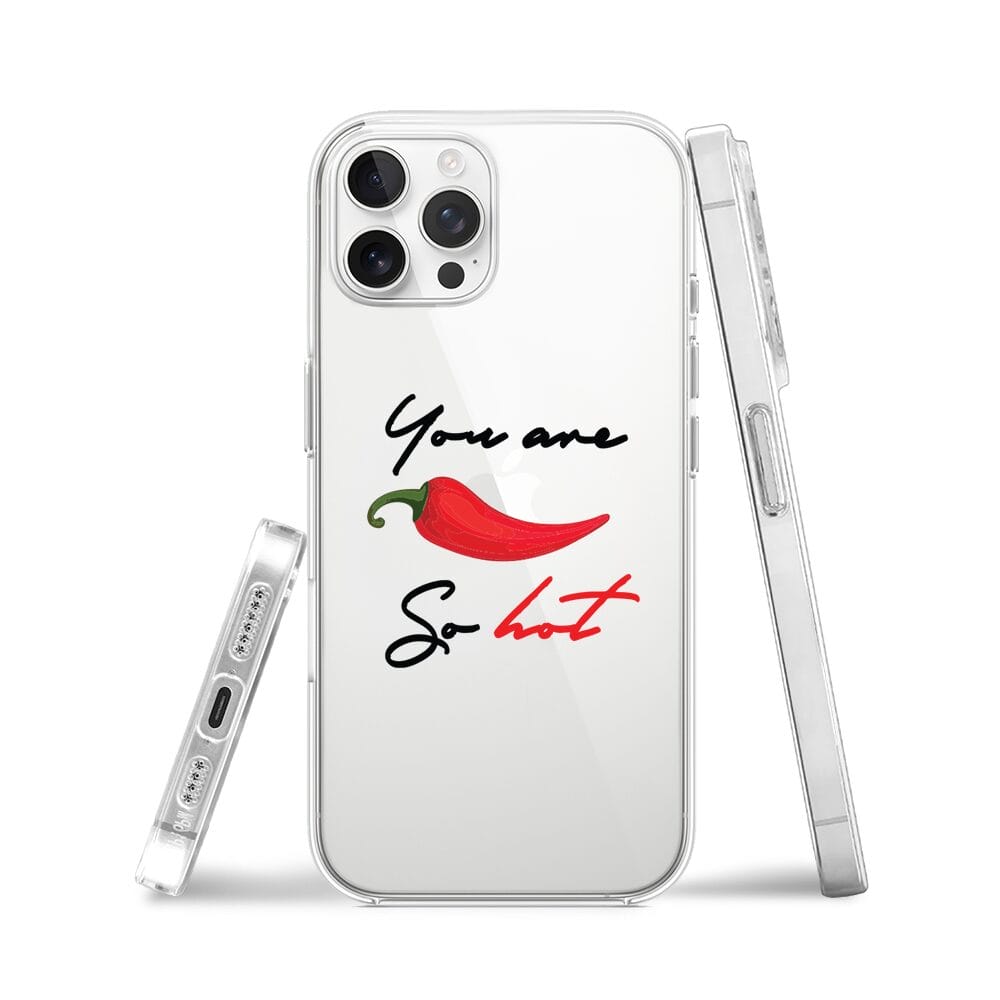 Etui do iPhone 12 Pro przeźroczyste, silikonowe Flexi, papryczka chilli - obrazek 3
