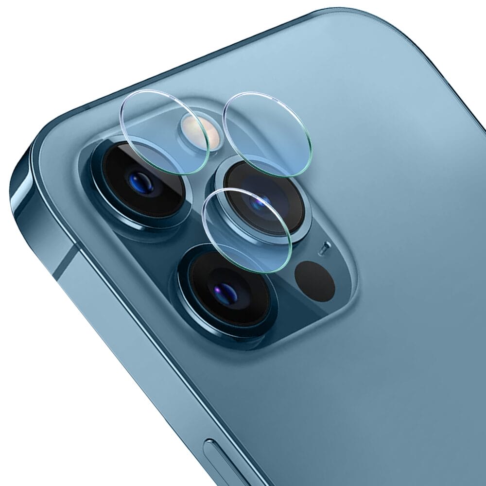 Osłona hybrydowa na aparat, kamerę do iPhone 12 Pro Max, przeźroczysta