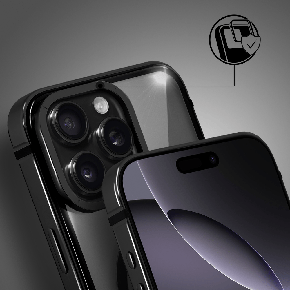 Etui do iPhone 16 Pro IBIZU Elite Skin z MagSafe, metalowa, czarne - obrazek 7