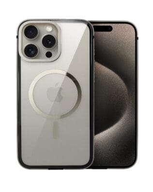 Etui do iPhone 15 Pro IBIZU Elite Skin z MagSafe, metalowa ramka, tytanowe