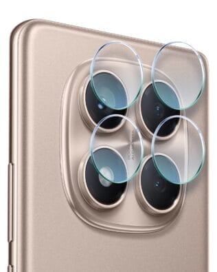 Osłona hybrydowa na aparat, kamerę do Xiaomi Redmi Note 14 Pro 5G, przeźroczysta