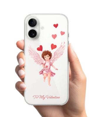 Etui do iPhone 16 Plus przeźroczyste, silikonowe Flexi, kupidyn