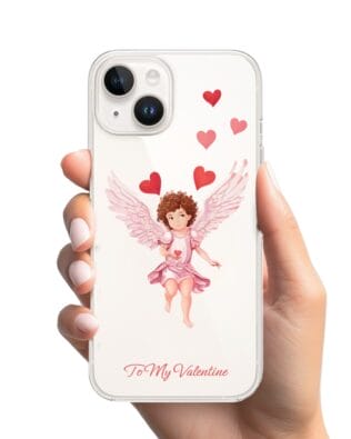 Etui do iPhone 13 Mini przeźroczyste, silikonowe Flexi, kupidyn