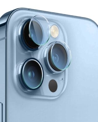 Osłona hybrydowa na aparat, kamerę do iPhone 13 Pro Max, przeźroczysta