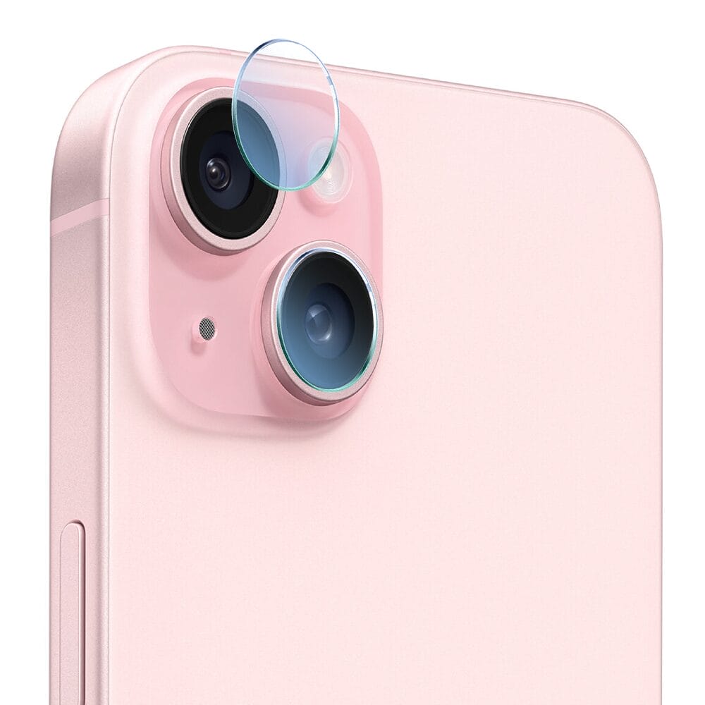 Osłona hybrydowa na aparat, kamerę do iPhone 15 Plus, przeźroczysta - obrazek 2