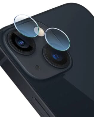 Osłona hybrydowa na aparat, kamerę do iPhone 13, przeźroczysta