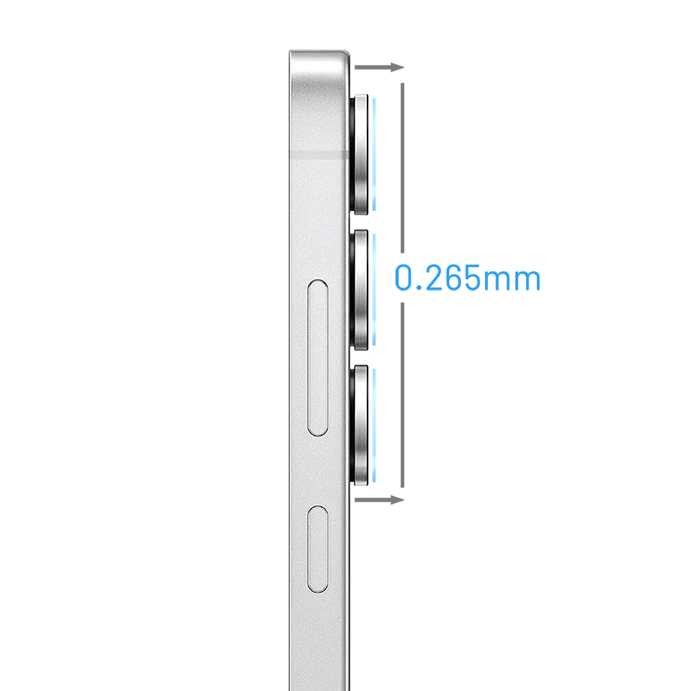 Osłona hybrydowa na aparat, kamerę do Samsung Galaxy S24 Plus, przeźroczysta - obrazek 3