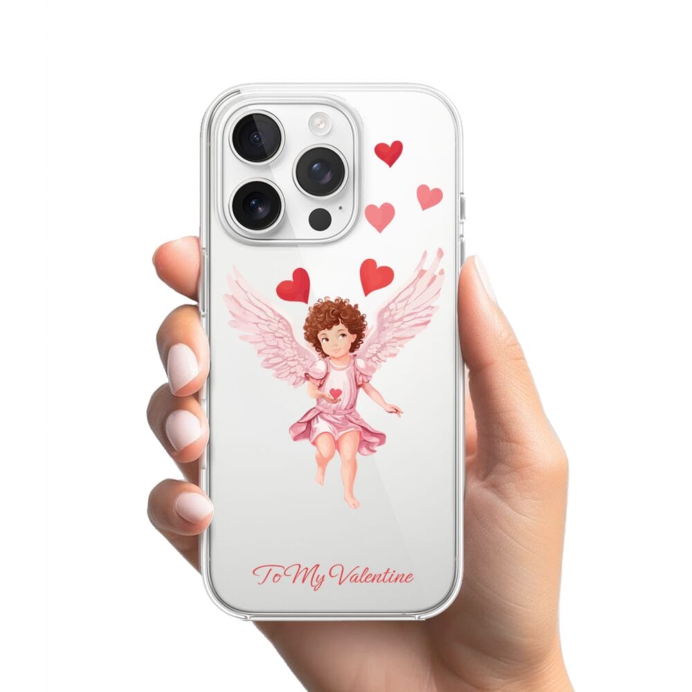 Etui do iPhone 13 Pro przeźroczyste, silikonowe Flexi, kupidyn - obrazek 2