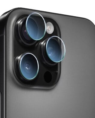 Osłona hybrydowa na aparat, kamerę do iPhone 16 Pro Max, przeźroczysta