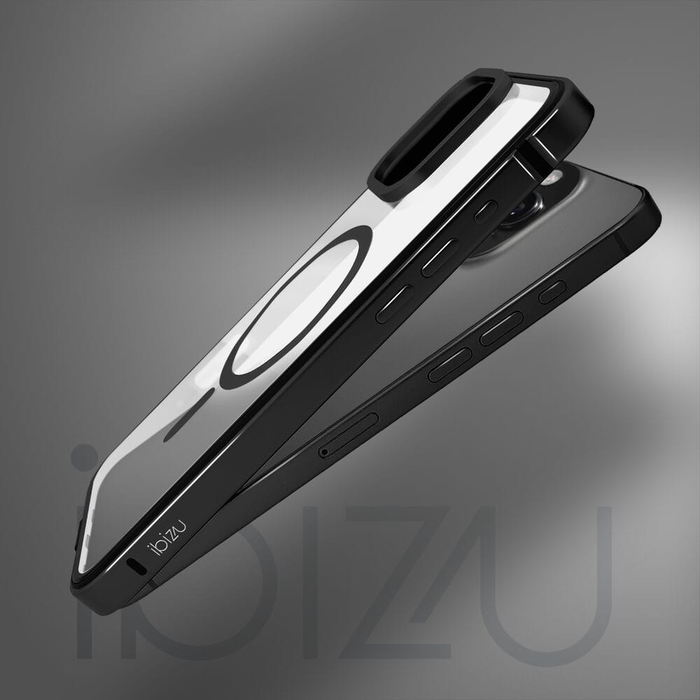 Etui do iPhone 16 Pro IBIZU Elite Skin z MagSafe, metalowa, czarne - obrazek 3