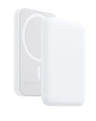Power bank 5000mAh, ładowanie bezprzewodowe MagSafe, biały