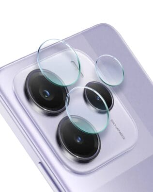 osłona hybrydowa na aparat, kamerę do xiaomi redmi note 14 5g, przeźroczysta