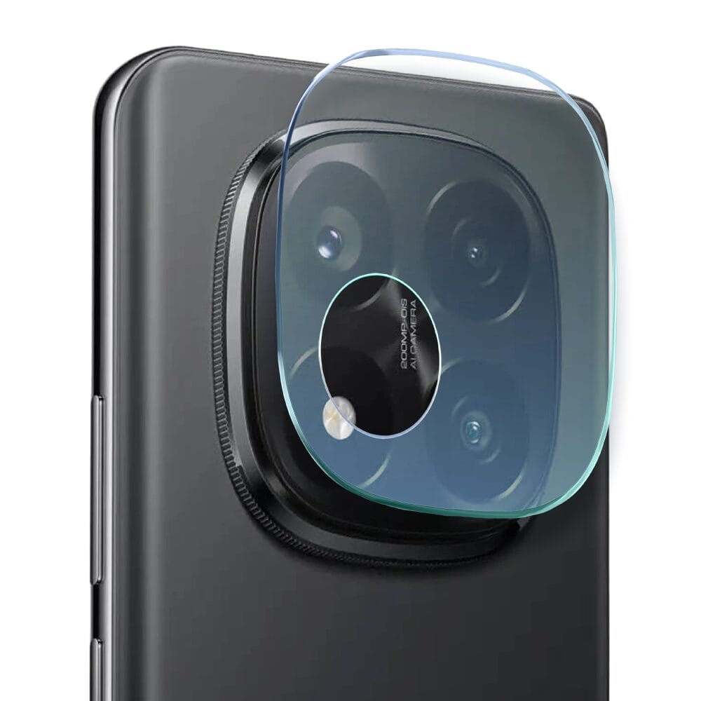 Osłona ze szkła hartowanego 9H na cały aparat, kamerę do Xiaomi Redmi Note 14 Pro Plus 5G, przeźroczysta - obrazek 2