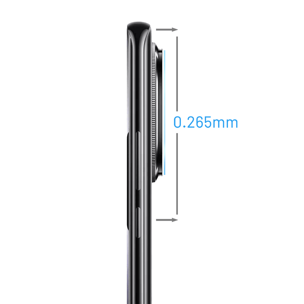 Osłona ze szkła hartowanego 9H na cały aparat, kamerę do Xiaomi Redmi Note 14 Pro Plus 5G, przeźroczysta - obrazek 4