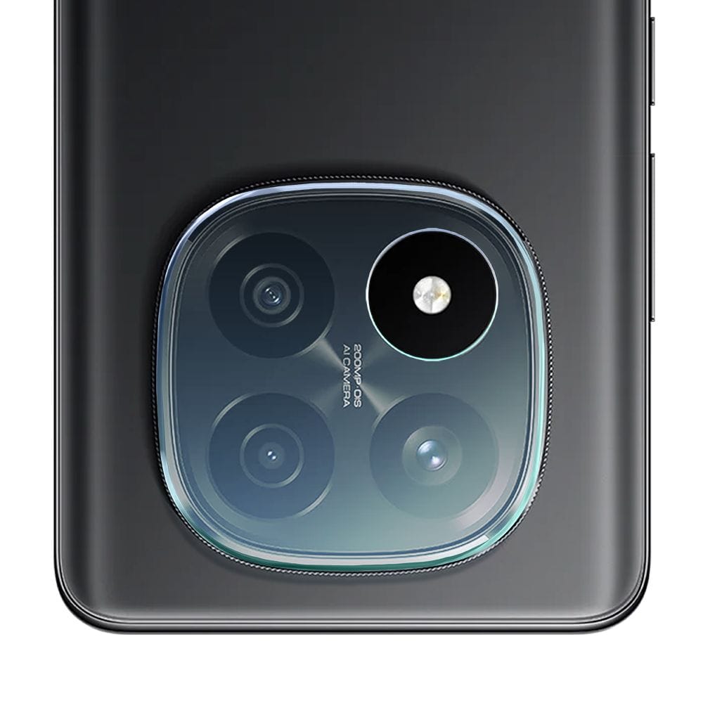 Osłona ze szkła hartowanego 9H na cały aparat, kamerę do Xiaomi Redmi Note 14 Pro Plus 5G, przeźroczysta - obrazek 3