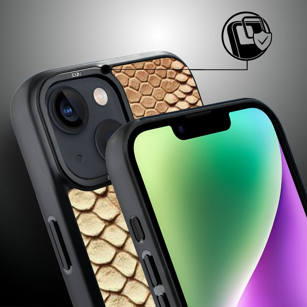 Etui do iPhone 14 IBIZU DropGuard Matt z MagSafe, Zew Natury, Wąż - obrazek 3