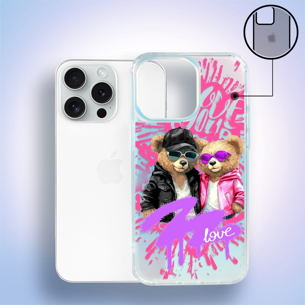 Etui do iPhone 14 Pro IBIZU California Sunset, zmieniające kolor, Couple in Love, zakochana para - obrazek 2