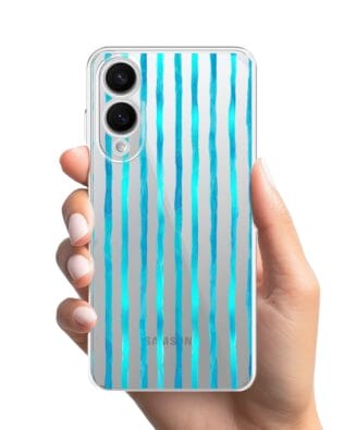 Etui do Samsung Galaxy S25 Edge przeźroczyste, silikonowe Flexi, szept fal