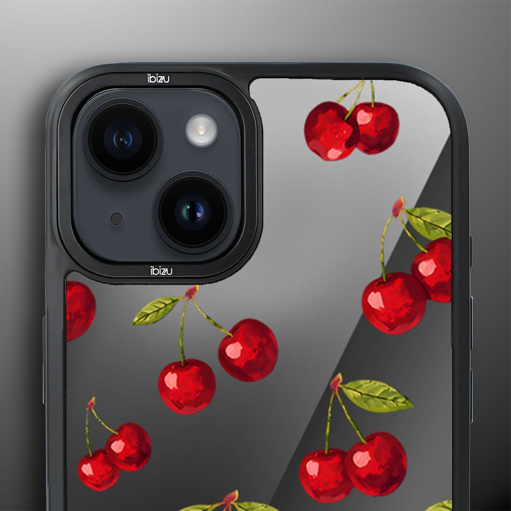 Etui do iPhone 14 IBIZU DropGuard Matt z MagSafe, Midnight, Wiśniowa noc - obrazek 5