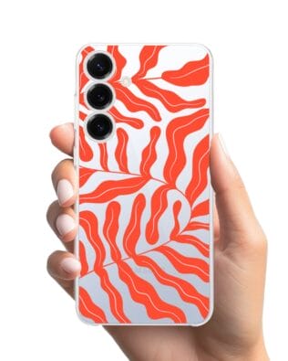 Etui do Samsung Galaxy S25 Plus przeźroczyste, silikonowe Flexi, rafa koralowa