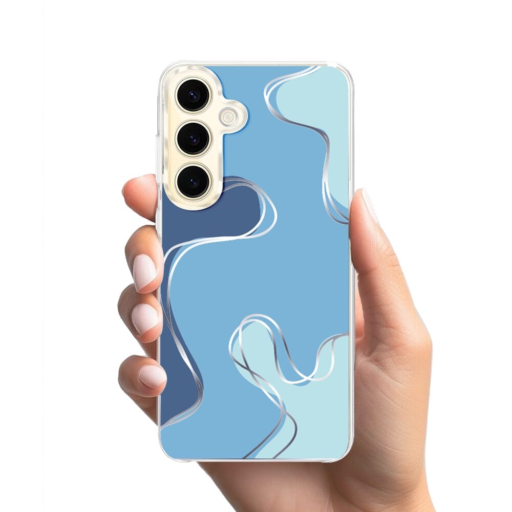 Etui do Samsung Galaxy S24 Plus z MagSafe przeźroczyste, silikonowe Flexi, spokój oceanu - obrazek 2