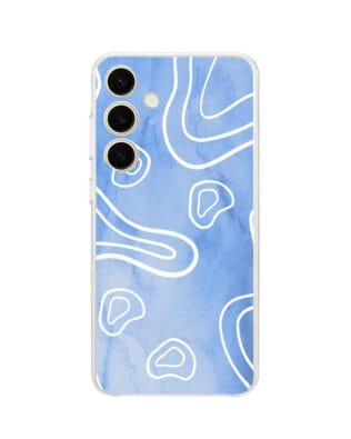 Etui do Samsung Galaxy S24 przeźroczyste, silikonowe Flexi, morski wzór