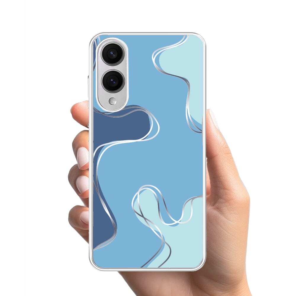 Etui do Samsung Galaxy S25 Edge z MagSafe przeźroczyste, silikonowe Flexi, spokój oceanu - obrazek 2