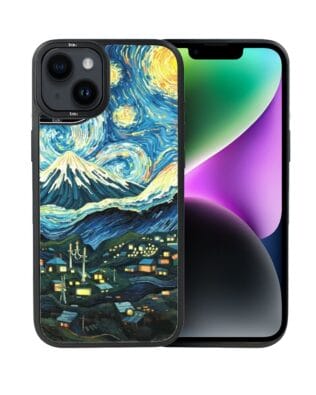 Etui do iPhone 14 Plus IBIZU DropGuard Matt z MagSafe, Van Gogh, gwieździsta noc