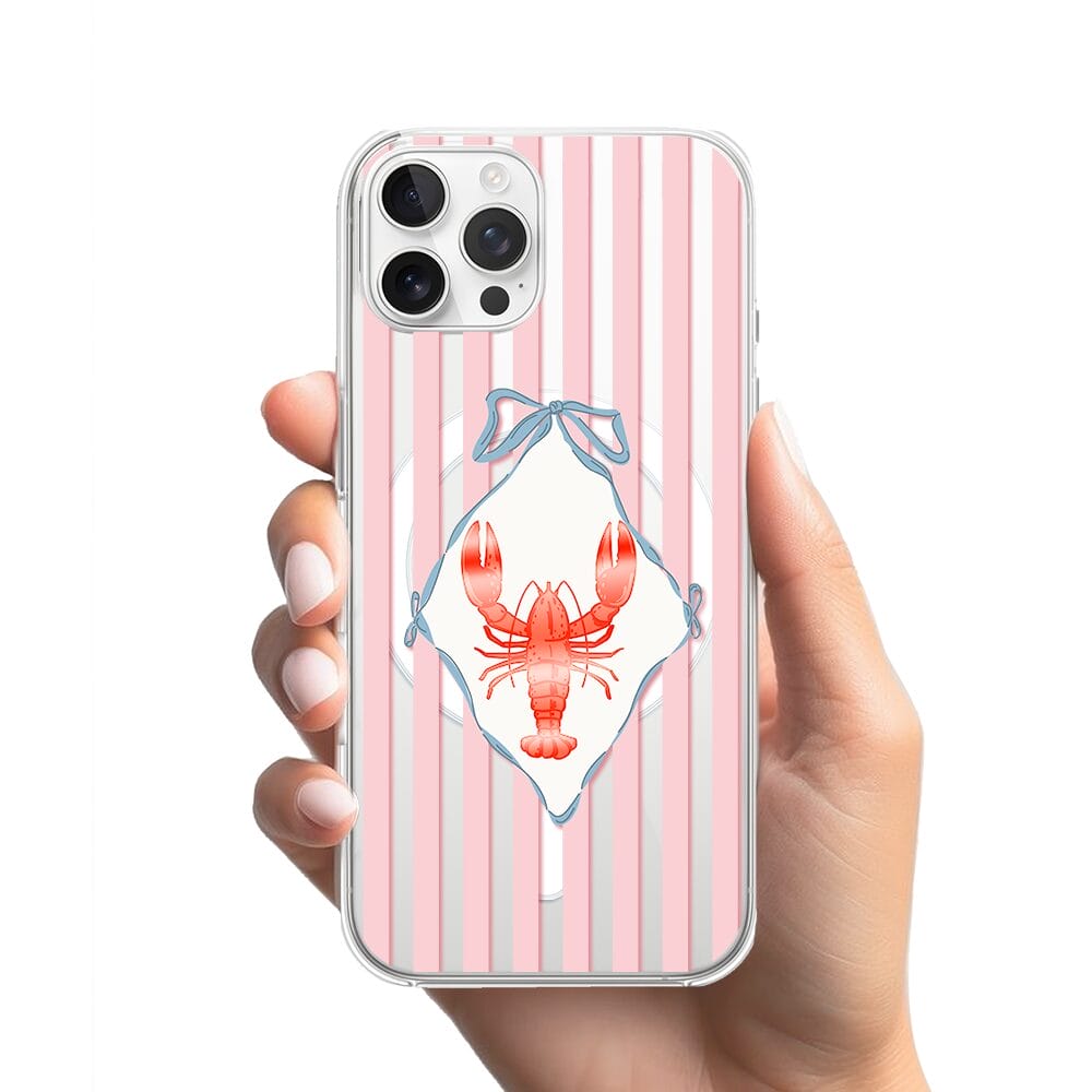 Etui do iPhone 12 Pro Max z MagSafe przeźroczyste, silikonowe Flexi, Homar - obrazek 2