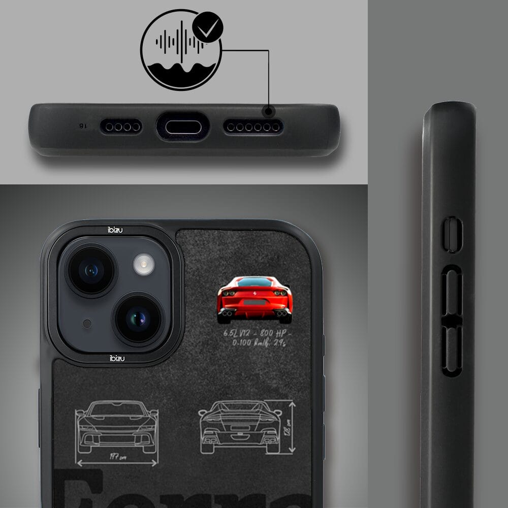 Etui do iPhone 14 IBIZU DropGuard Matt z MagSafe, TechDrive, 812 Superfast - obrazek 6