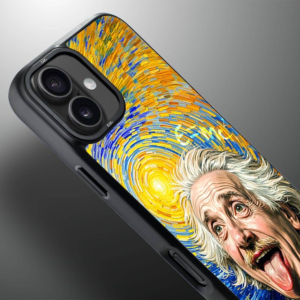 Etui do iPhone 16 IBIZU DropGuard Matt z MagSafe, Einstein - obrazek 4