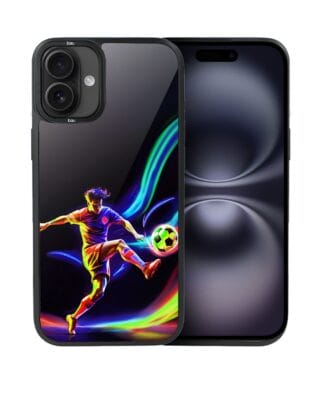 Etui do iPhone 16 IBIZU DropGuard Matt z MagSafe, #ElectroMove, W rytmie piłki nożnej