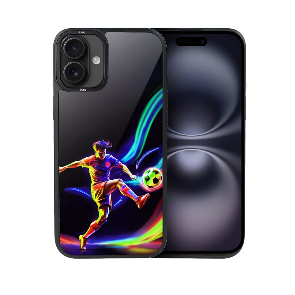 Etui do iPhone 16 IBIZU DropGuard Matt z MagSafe, #ElectroMove, W rytmie piłki nożnej - obrazek 2