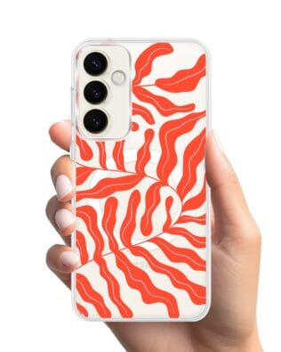 Etui do Samsung Galaxy S23 FE 5G z MagSafe przeźroczyste, silikonowe Flexi, rafa koralowa