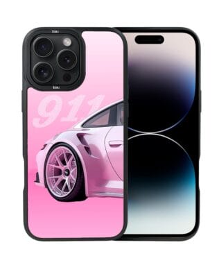 Etui do iPhone 14 Pro IBIZU DropGuard Matt z MagSafe, TechDrive, 911 różowe