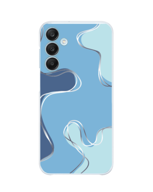 Etui do Samsung Galaxy M35 5G przeźroczyste, silikonowe Flexi, spokój oceanu