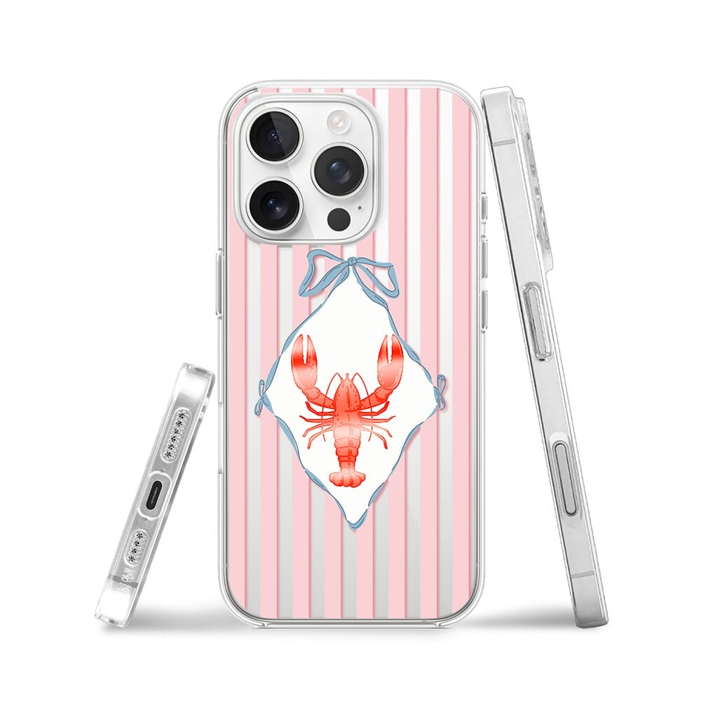 Etui do iPhone 16 Pro przeźroczyste, silikonowe Flexi, Homar - obrazek 3