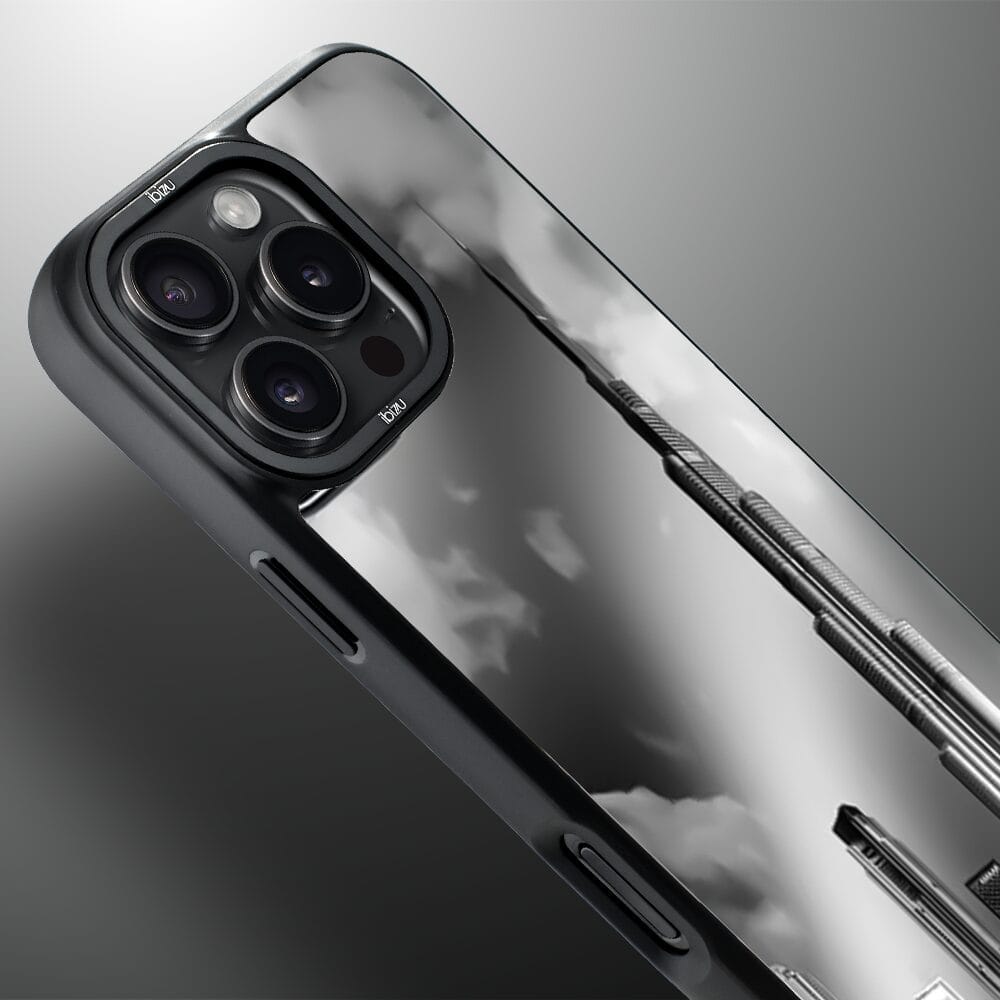 Etui do iPhone 16 Pro IBIZU DropGuard Matt z MagSafe, Noir City, Burj Khalifa - obrazek 4