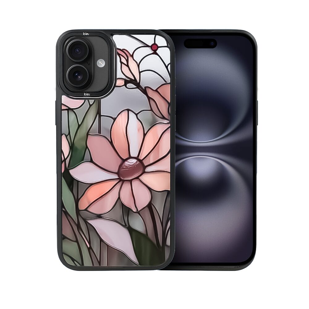 Etui do iPhone 16 Plus IBIZU DropGuard Matt z MagSafe, Barwy Szkła, Różowa magnolia - obrazek 2