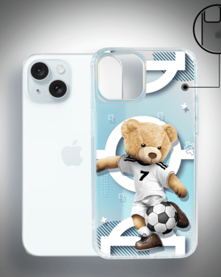 Etui do iPhone 15 Plus IBIZU California Sunset z MagSafe, zmieniające kolor, Football Boy, piłka nożna