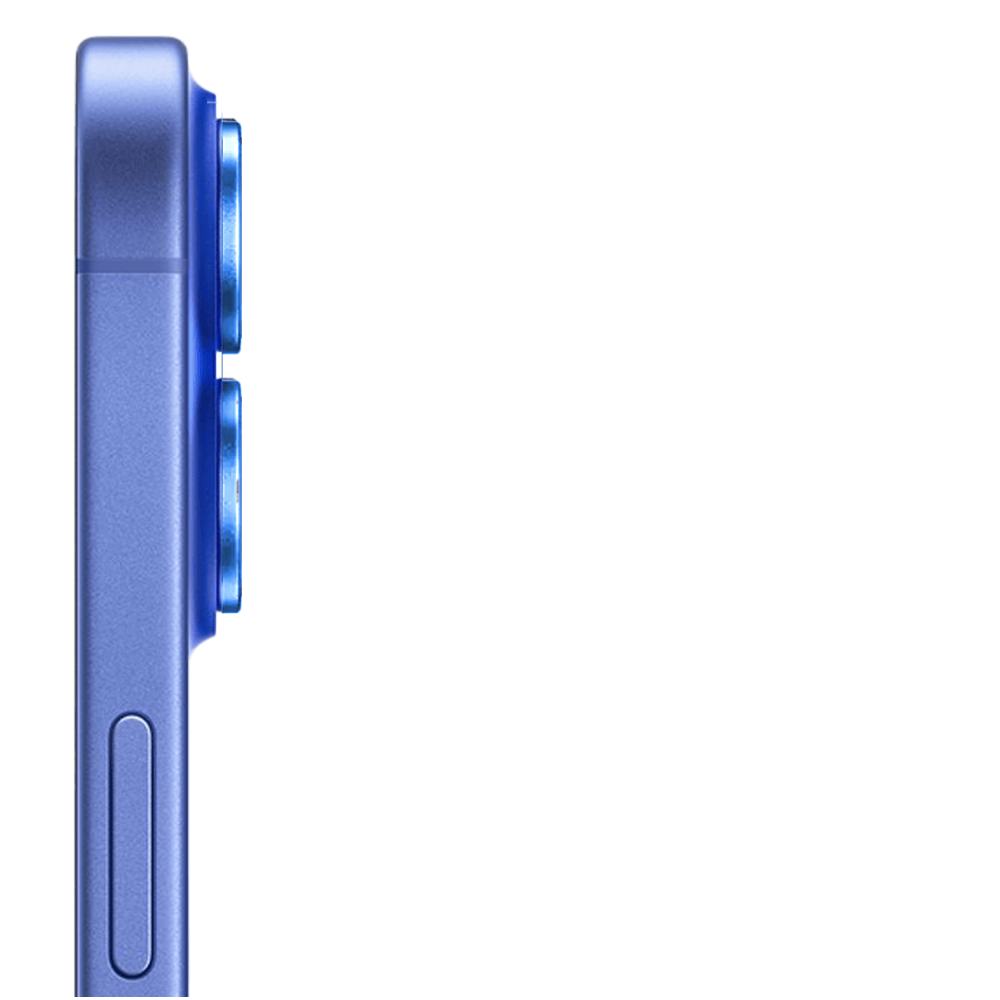 Metalowa osłona obiektywu aparatu ze szkła hartowanego 9H do iPhone 16 Plus, 1 zestaw, granatowa - obrazek 4