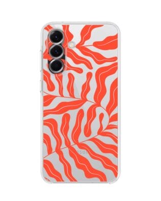 Etui do Samsung Galaxy A56 5G przeźroczyste, silikonowe Flexi, rafa koralowa