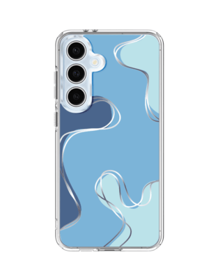 Etui do Samsung Galaxy S24 FE z MagSafe przeźroczyste, silikonowe Flexi, spokój oceanu