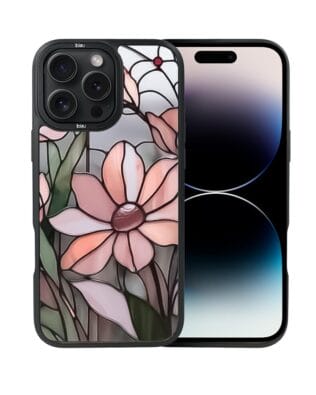 Etui do iPhone 14 Pro IBIZU DropGuard Matt z MagSafe, Barwy Szkła, Różowa magnolia