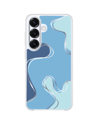 Etui do Samsung Galaxy S25 Plus z MagSafe przeźroczyste, silikonowe Flexi, spokój oceanu